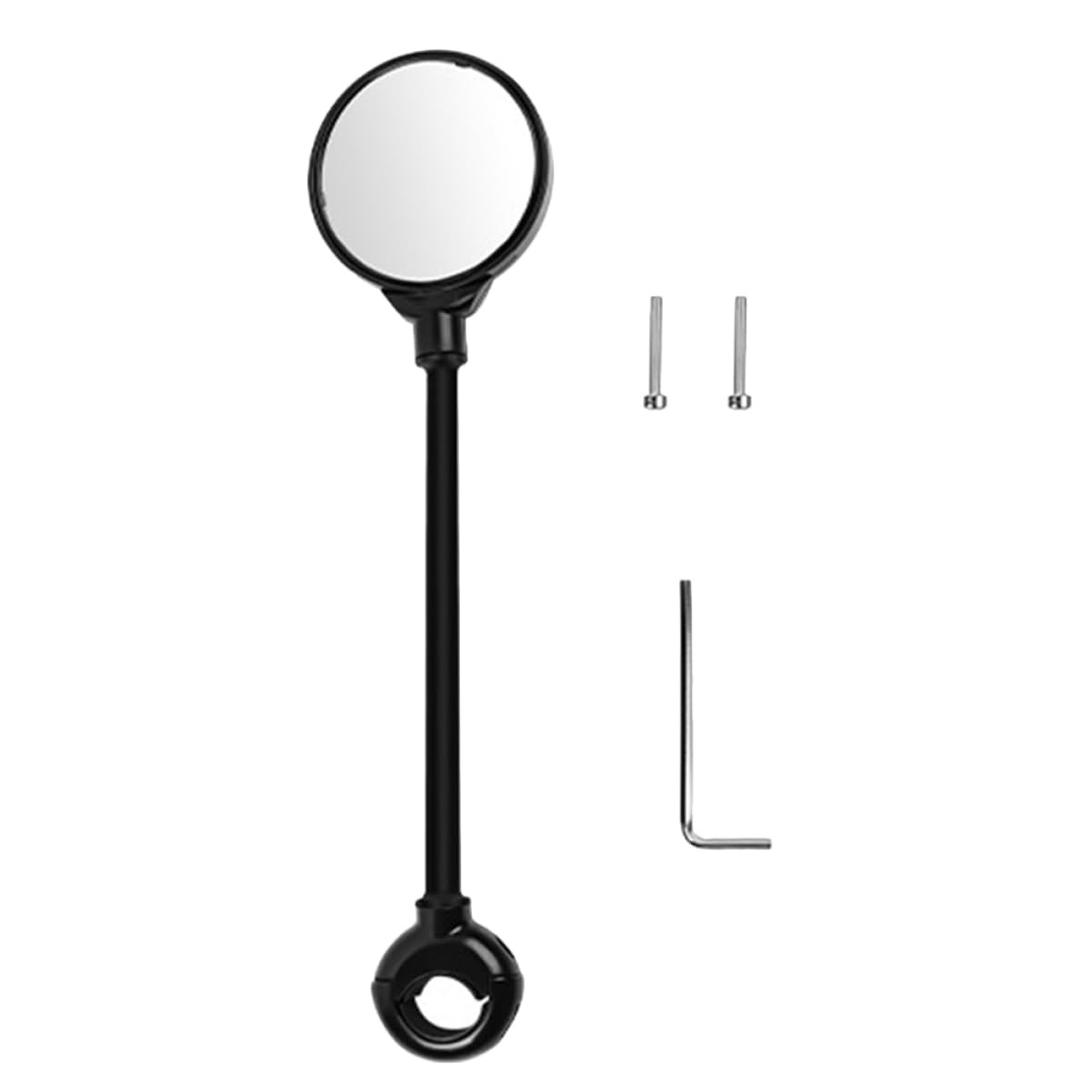BESTonZON 2 Specchietto Retrovisore Regolabile per Installazione Facile Design Convesso per Visione Compatibile Bike e Tricicli