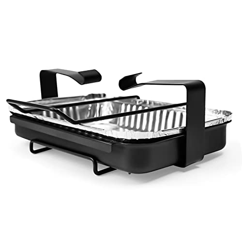 Image of Uniflasy 7515 Grill Catch Pan Holder /Drip Pan /Grease Collection Pan Replacement Parts for Weber Genesis 1000-5500, Genesis Silver /Gold /Platinum, Genesis II Series, Platinum I /II, and Summit Grills