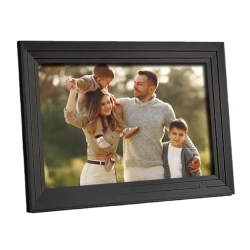 Marco De Fotos Digital Inteligente con WiFi Cloude 10,1 Pulgadas Y Memoria 32 GB, Pantalla Táctil LCD IPS 1280 X 800, Incorporada, Buen Regalo Easy Share Moments(Black)