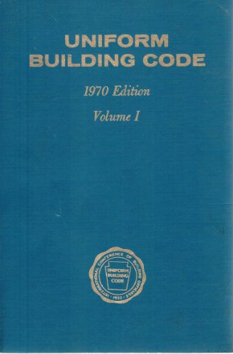 Uniform Building Code 1970 Volume 1 B000Q9YN1M Book Cover