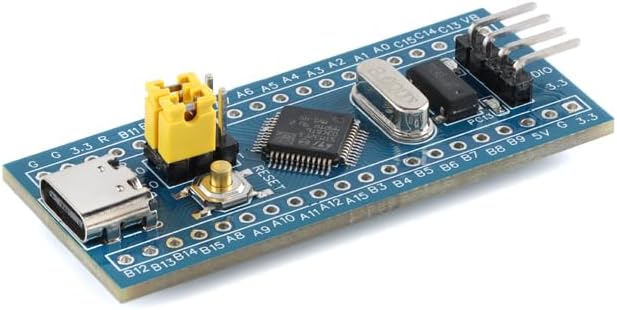 2Pcs STM32F103C8T6 Microcontroller Development Board, ARM Cortex-M3, Type-C Interface, 72MHz, 64KB RAM, 20 GPIO Pins