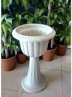 15L High Planter Cup - Diameter 35cm, Height 60cm - White