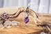 Lebensquelle Plus Gefasster Rohstein Anhänger | Natürlich gewachsener Kristall (Amethyst)