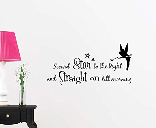 Vinilo decorativo de pared con frase motivadora en negro mate