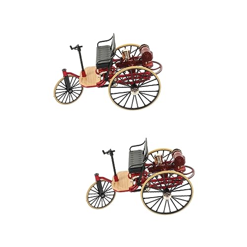 Pratico ornamento per triciclo: ✨🎁💡 pratico modello di triciclo in miniatura modello di triciclo vintage ornamento decorazione artigianale per triciclo tavolo. utilizzando materiale pratico di , l'ornamento del modello di triciclo è sicuro per un uso a lungo termine.