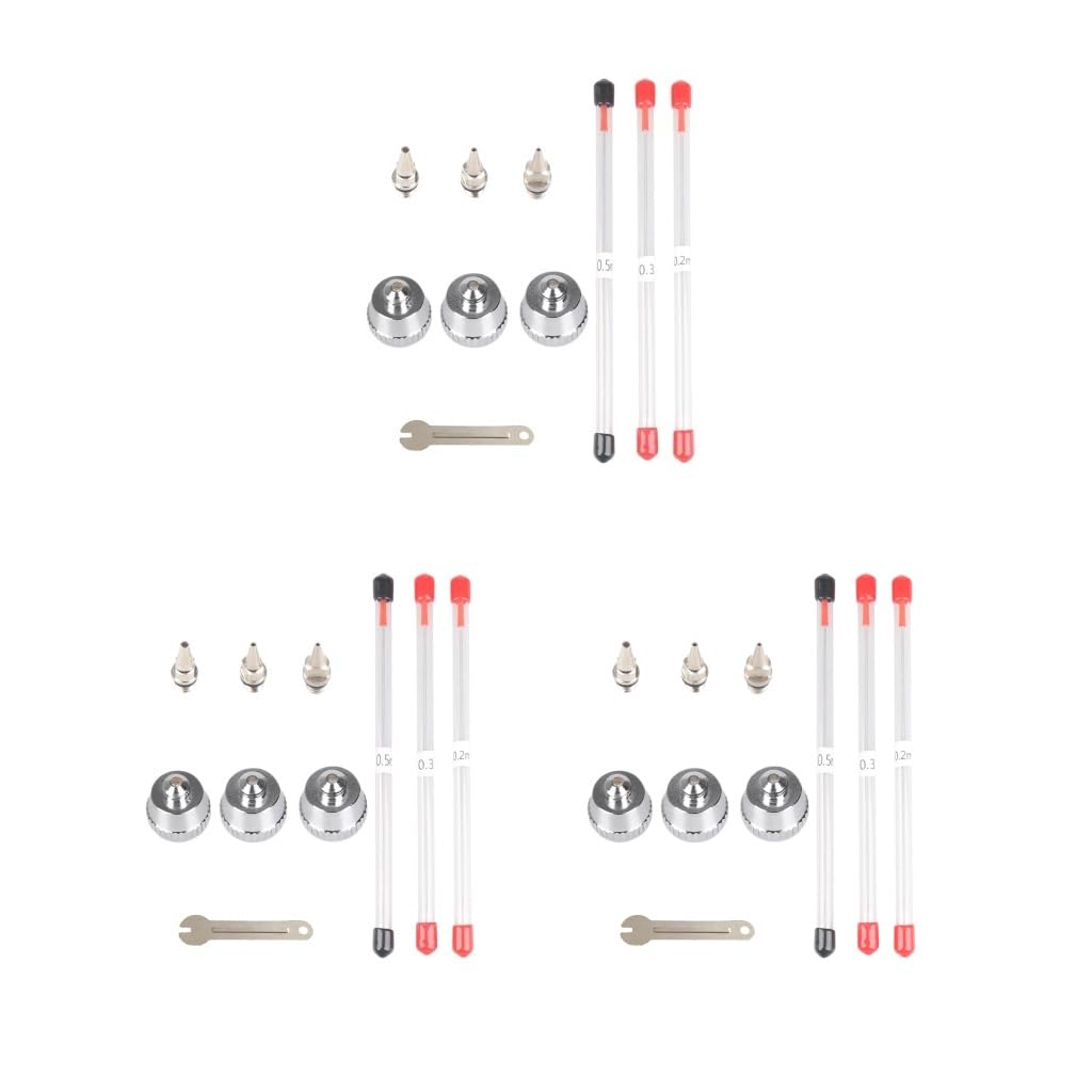 Lot de 30 mini aiguilles multifonctions pour aérographe de précision