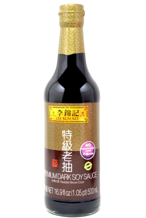 Lee Kum Kee Premium Dark Soy Sauce 16.9oz, Pack of 1