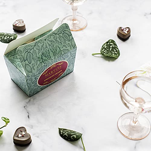 Martin's Chocolatier Schokoladen-Ballon, 200 g, bestreute Herzen, handgefertigte Schokoladen-Geschenkbox – Bild 3