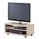 Robas Lund JEFF 7 TV-Board/Media-Board, MDF, ca. 79 x 35 x 39 cm, Eiche sägerau NB
