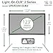 Elite Screens 123-Inch Portable CLR and ALR Projector Screen with Stand, Indoor/Outdoor Use, Height Adjustable, Ambient Light Rejecting Screen for Short/Ultra Short Throw Projectors, LPS123H-CLR2