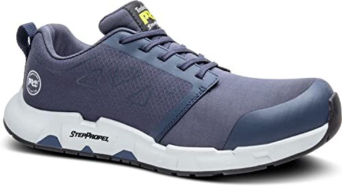 Timberland PRO Timberland PRO Powertrain Sprint, Men's, Blue, Alloy Toe, EH, Athletic Work Shoe (7.0 W)