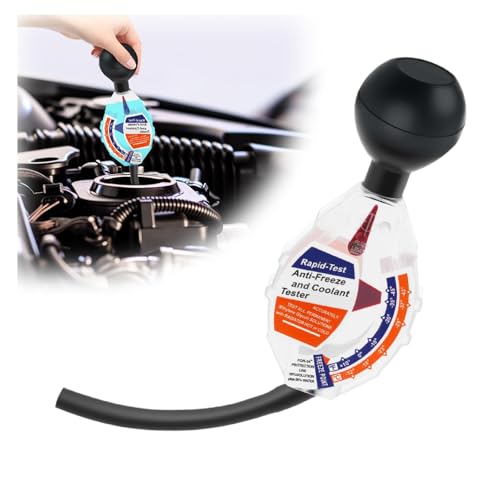 EWOJUYE Upgraded Dial Type Antifreeze Tester Automotive with 7.87 Long Tube Dual Scale Coolant Tester Automotive for Accurate Freeze Point and Boil Point Durable Anti Freeze Testers