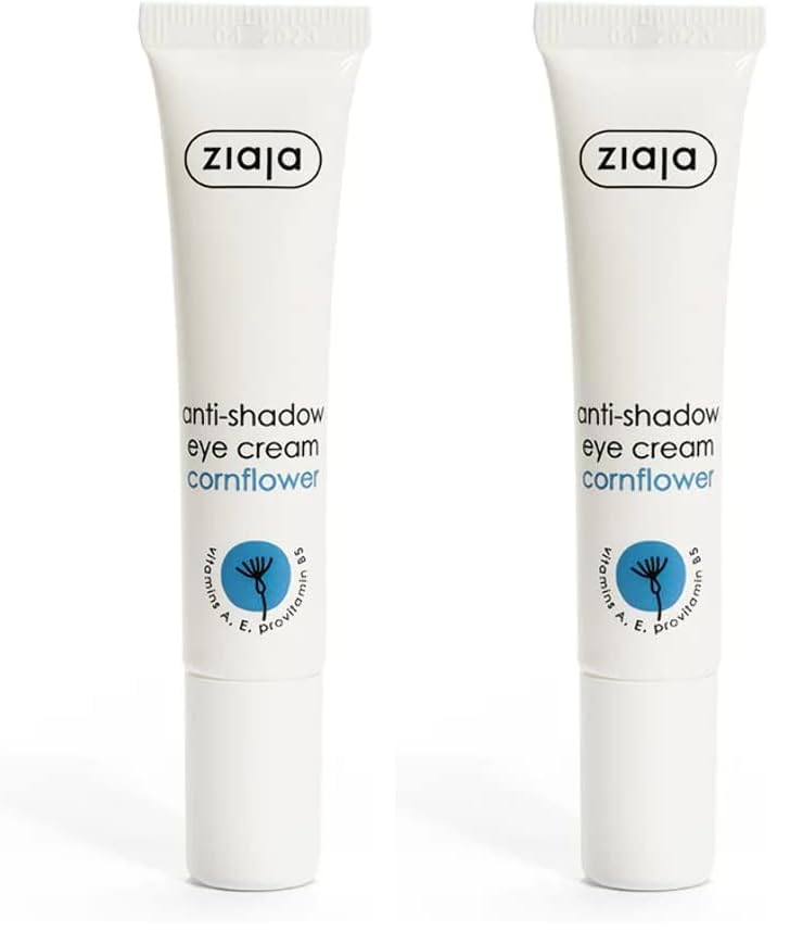 Ziaja Contorno de Ojos Crema Antiojeras con Aciano - 15 ml (Paquete de 2)