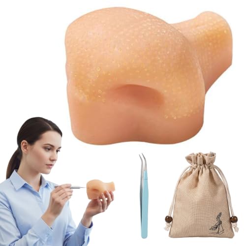 Silicone Pimple Popping Toy with Spot Popper and Storage Bag Skin Tone
