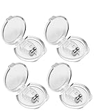 LIUMY Anti Snoring Nose Devices, Silicone Magnetic Anti Snore Clip, Silicone Nose Clip Tools for Ease Breathing, Comfortable Sleeping Aid Relieve Snore (4 Pcs)...