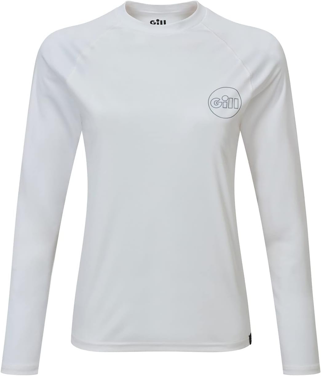 Gill Womens UPF50+ Long Sleeve Fishing Shirt Tee Top UV 50+ Sun Protection Water & Stain Repellent