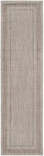 Tapete SAFAVIEH 2'3" x 6'7" Runner Beige y Marrón miniatura 1