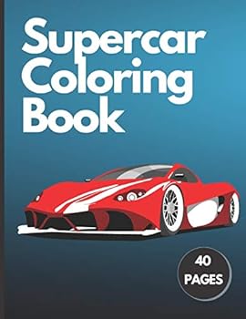Paperback Supercar Coloring Book: Adult For kids Designs Book