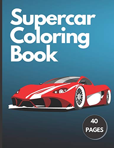 Supercar Coloring Book: Adult For kids Designs