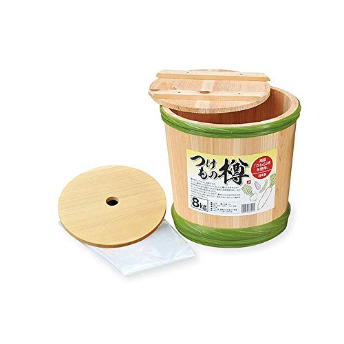 天然素材を使用した木製樽 ヤマコー 漬物樽 8kg用