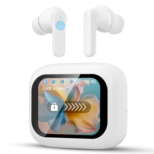 Auriculares Bluetooth inalámbricos FoBianJie LX-10 con pantalla en estuche de carga por 25,31€