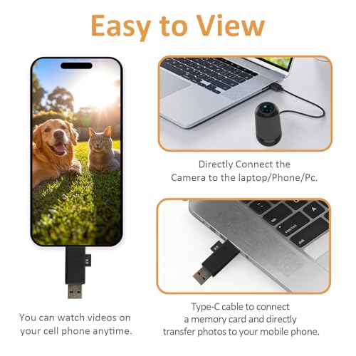 1080P Dog & Cat Camera Collar with 64GB Card, Mini Wearable POV Camera for Humans, Wireless Pet Cam for Video/Photo, Portable Sport Action Camera with Multi-Mount Accessories for Vlogging & Pets by TorsuupTittan - Image 5