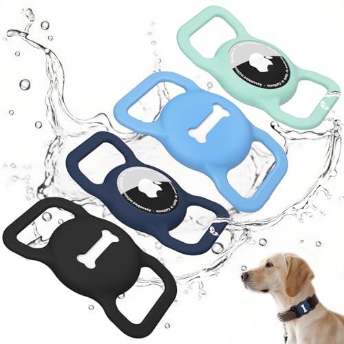 Porte-collier de chien Airtag en silicone souple : protégez votre animal