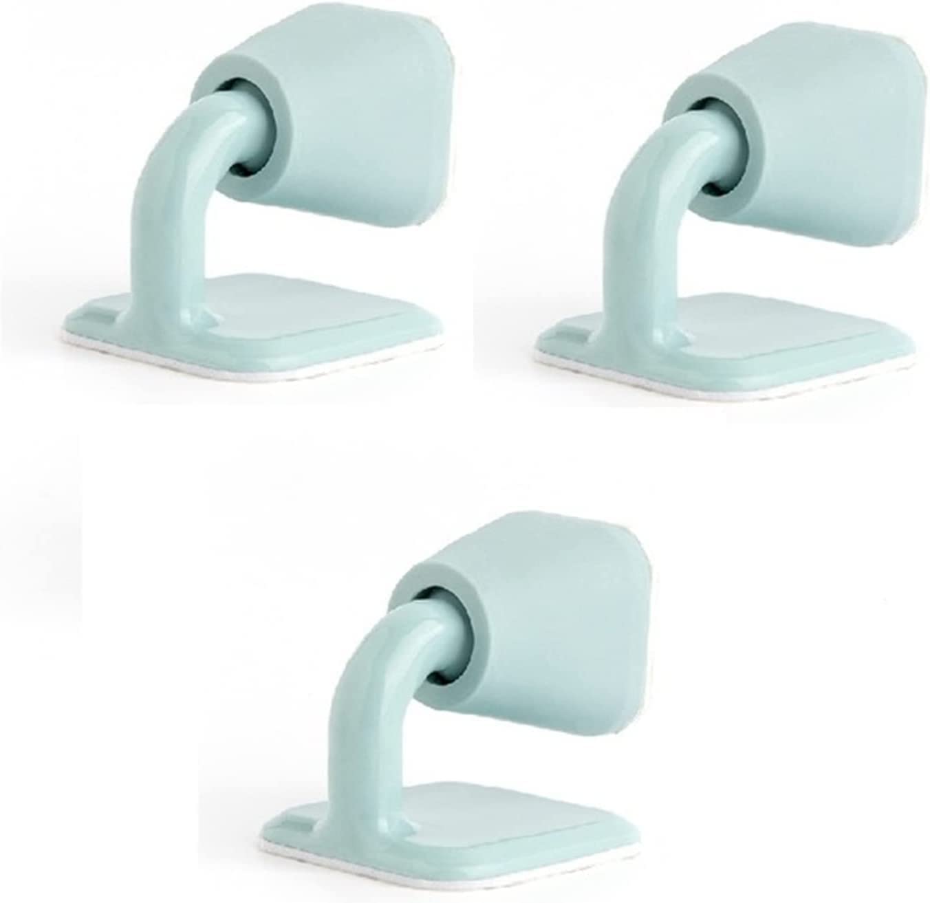 Tope De Puerta Parachoques de amortiguación, cuña de puerta, tapón de puerta silencioso sin perforación, topes de puerta magnéticos autoadhesivos de silicona, tapón de puerta de absorción de pared, so