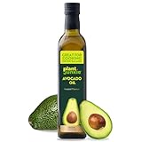 Plant Junkie Naturally Refined Avocado Oil - Neutral Flavour Cooking Oil - Perfect for Keto and Paleo Cooking, Baking and Salad Dressing - 500ml