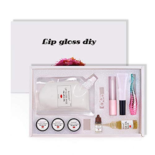 iBàste Kit de Brillo de Labios DIY Kit de fabricación de Brillo de Labios Mate DIY Juego de Bricolaje casero Regalos para niñas Colores de Pintura aleatorios