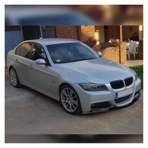 Becquet de pare-chocs avant BMW E90 E91 M-Tech 2005-2008 noir brillant - 4