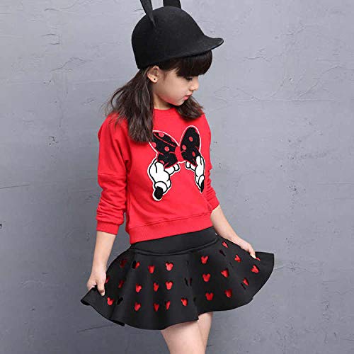 Girls Mickey Mouse Dress Set Top and 