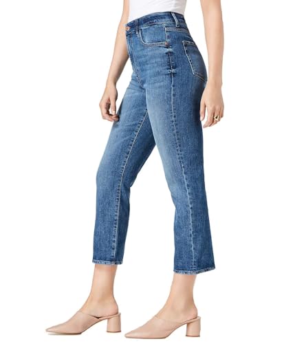 Mia High Rise Cropped Straight Leg Jeans Lyon 253