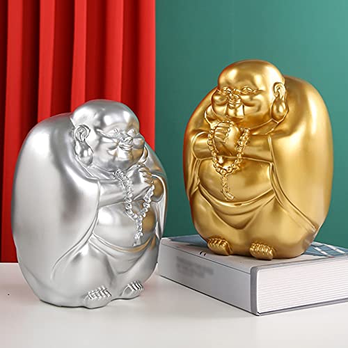 Jiji Spaarpot groot van kunsthars spaarpot kantoor Boeddha beeld decoratie handwerk ontvangst decoratie spaarpot… - Afbeelding 5