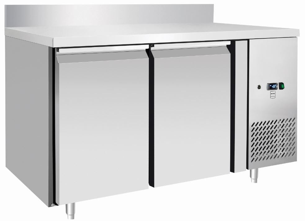 METRO Professional Mesa congeladora GCF3100BS, Acero Inoxidable, 334 L, 600 W, 3 Puertas, Plateada, Ideal para restaurantes (M)