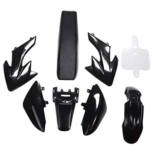 di zecca!! ! Wresetly 8 pezzi 50 Cc 110 Cc 125 Cc 140 Cc in plastica 4 tempi Crf50 Pit fuori strada set il del fango, kit fai da te nero
