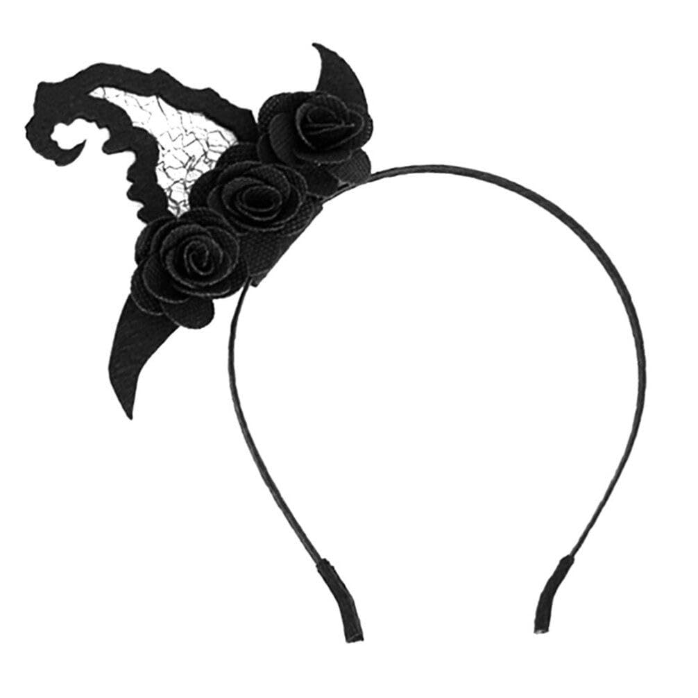 FRCOLOR Halloween Headband Small Witch Hat Headband Witch Hat Hair Band Witch Costume Headwear Witch Hair Accessories for Halloween Party Performance