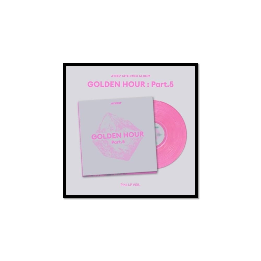 K-POP・アジア ATEEZ golden hour Part.5 PINK LP A.TEEZ ATEEZ GOLDEN HOUR : Part.5 [Pink LP Ver.] 14° Mini album