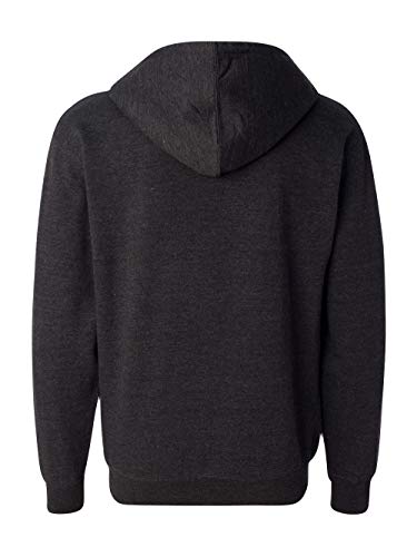 Independent Trading Co. Midweight Zip Hood Sweatshirt SS4500Z-ChrclHth-XL3