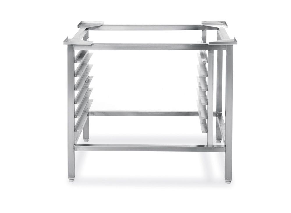 HENDI Untergestell, für HENDI Backöfen (225165, 219973, 219997, 219980), mit 6 Haltern für Backbleche und Roste, höhenverstellbare Beine, 540x460x(H)700mm, Edelstahl