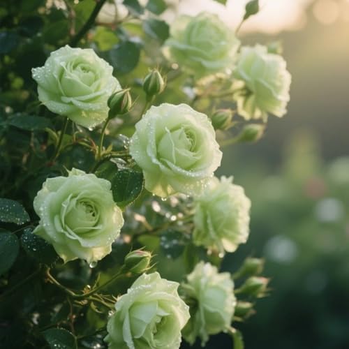 Hybride Rosen Winterharte (strauchrose) - Duftende Strauchrosen mit Doppelfärbung - Garten und Balkon-1Rhizome-B