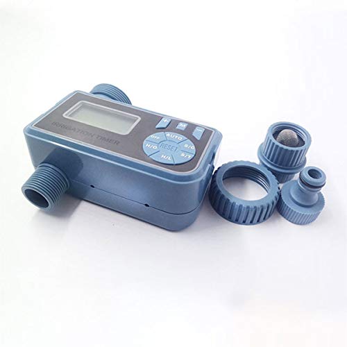 Shhjjpy Electronic Hose Tap Water Timer Garden Irrigation System Controller Watering Computer Waterproof Garden Timer Automatic Watering Device Timing Watering Sprinkler Controller,Blue