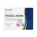 Hi Well Premium Green Lipped Mussel 10000mg 200 Capsules New Zealand Green Lipped Mussel Extract Oil Joint Health Support & Mobility