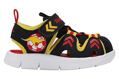 KangaROOS Jungen Unisex Kinder K-Mini Lind EV Sandale, Jet Black/Lemon Chrome, 25 EU KangaROOS Jungen Unisex Kinder K-Mini Lind EV Sandale, Jet Black/Lemon Chrome, 25 EU
