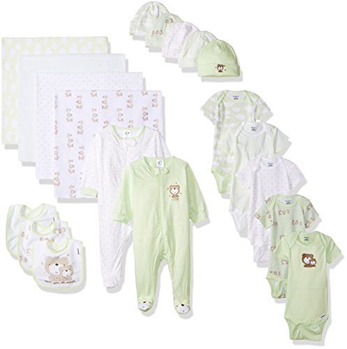 Image of GERBER Baby Boys' 19-Piece Essentials Gift Set
