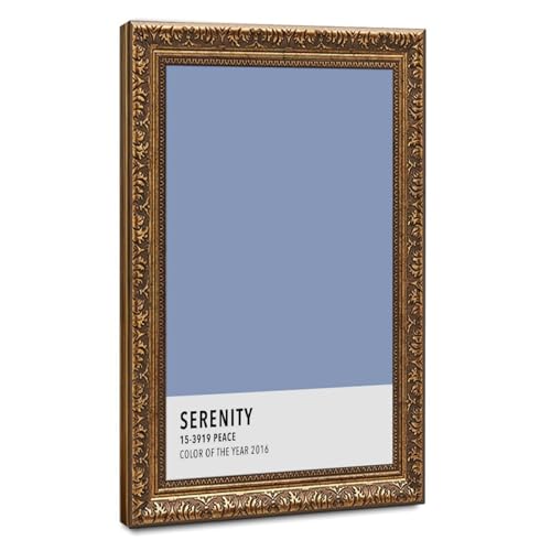 Serenity Baby Blue Color Card Art Print Palette Block of