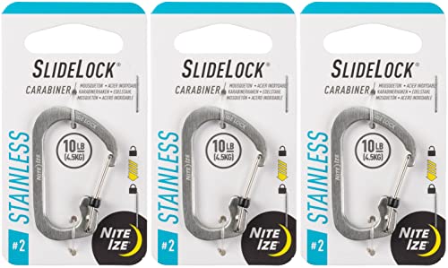 SlideLock Carabiner #2-Stainless