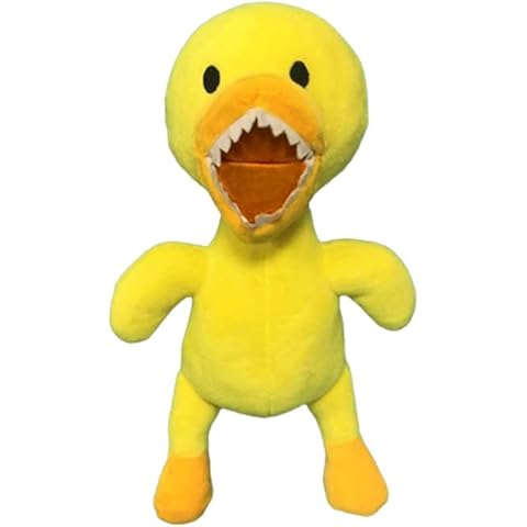 bolukets Rainbow Friends Rob-Lox Cartoon Plush Toy,horror Monster Game Stuffed Doll from Rainbow Friends for Fans Friends Kids Children Halloween Thanksgiving Christmas Game Gifts,duck Cover