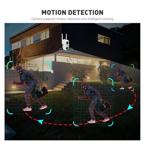 Cámara IP wifi con doble lente de 4 MP para el cuidado de mascotas 7