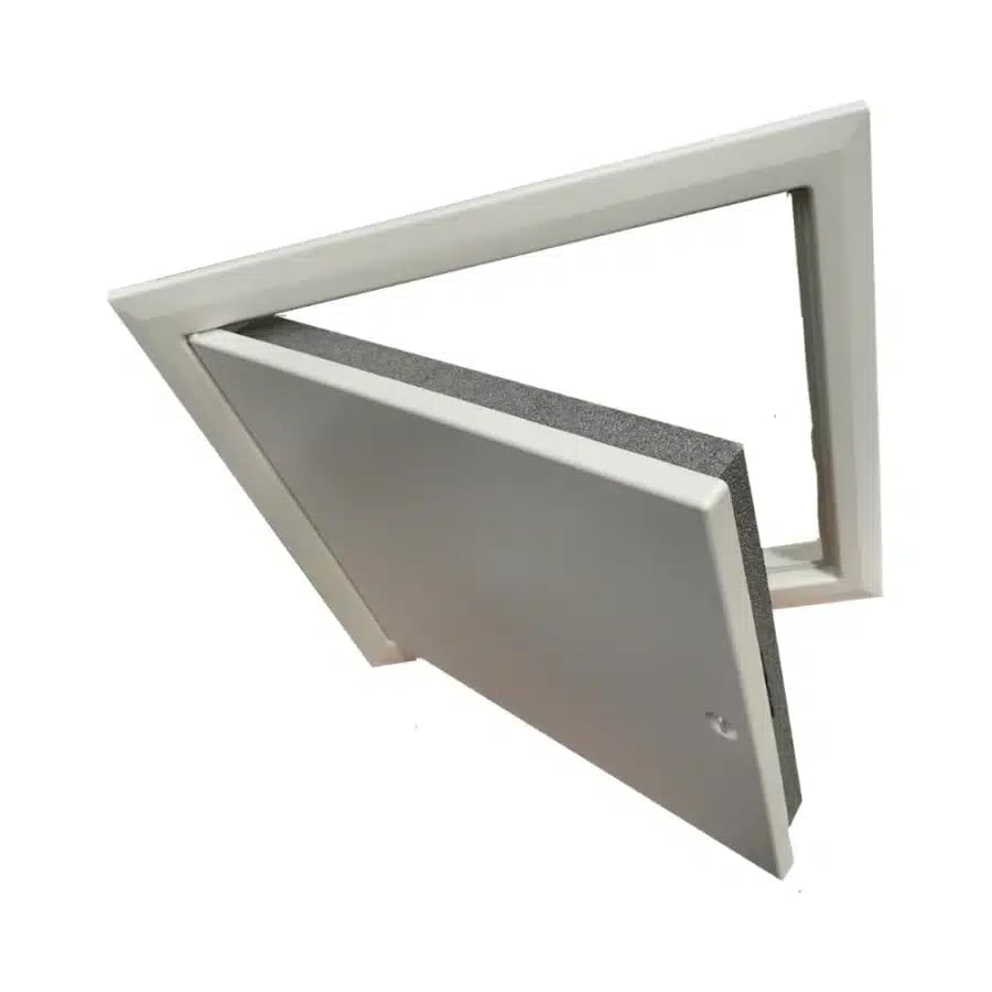 Extra Insulated Drop Down Door Plastic Loft Hatch 562x662mm Part L 0.35 W/m2K